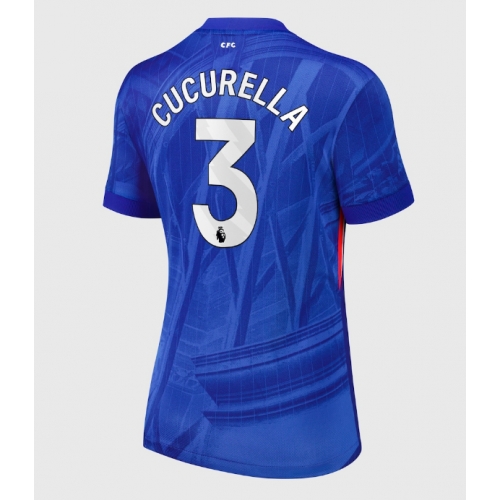 Billige Fotballdrakt Chelsea Marc Cucurella #3 Replika Hjemmedrakt Dame 2025-26 Kortermet Billige Fotballdrakt Chelsea Marc Cucurella #3 Replika Hjemmedrakt Dame 2025-26 Kortermet